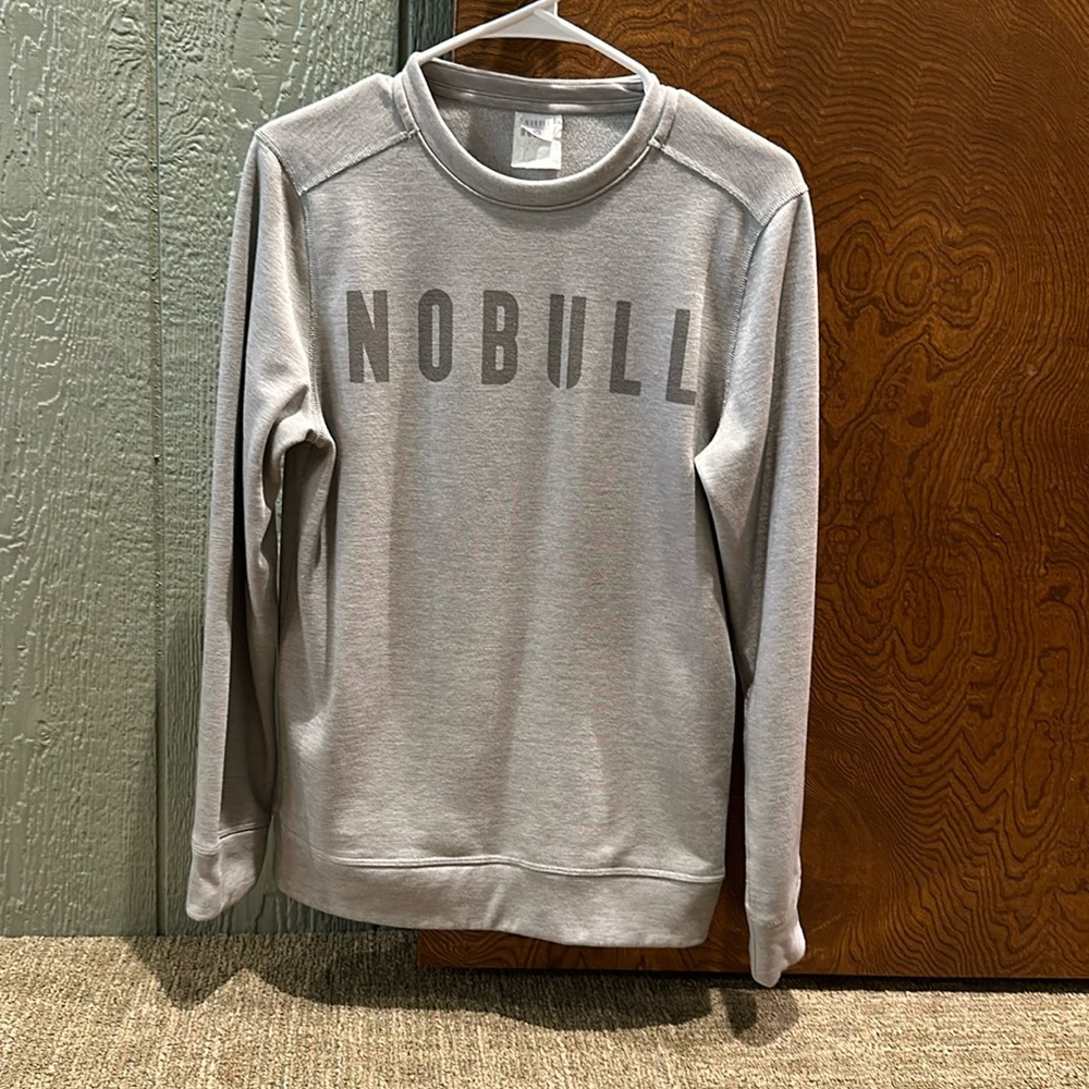 NOBULL Gray Sweatshirt Athletic Style Crew Neck